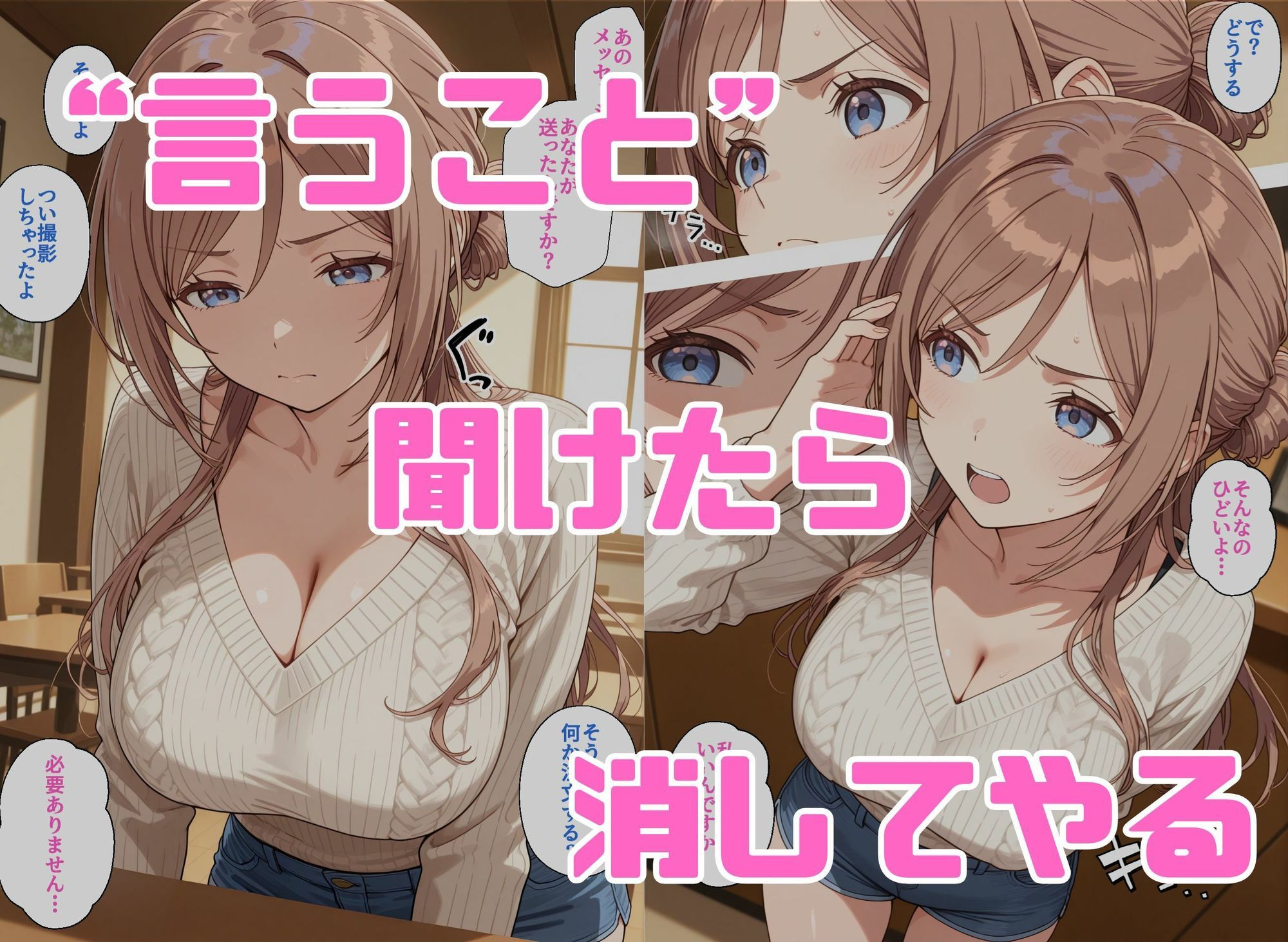 寝取られ女子 弱みをネタに支配された 姫〇莉波