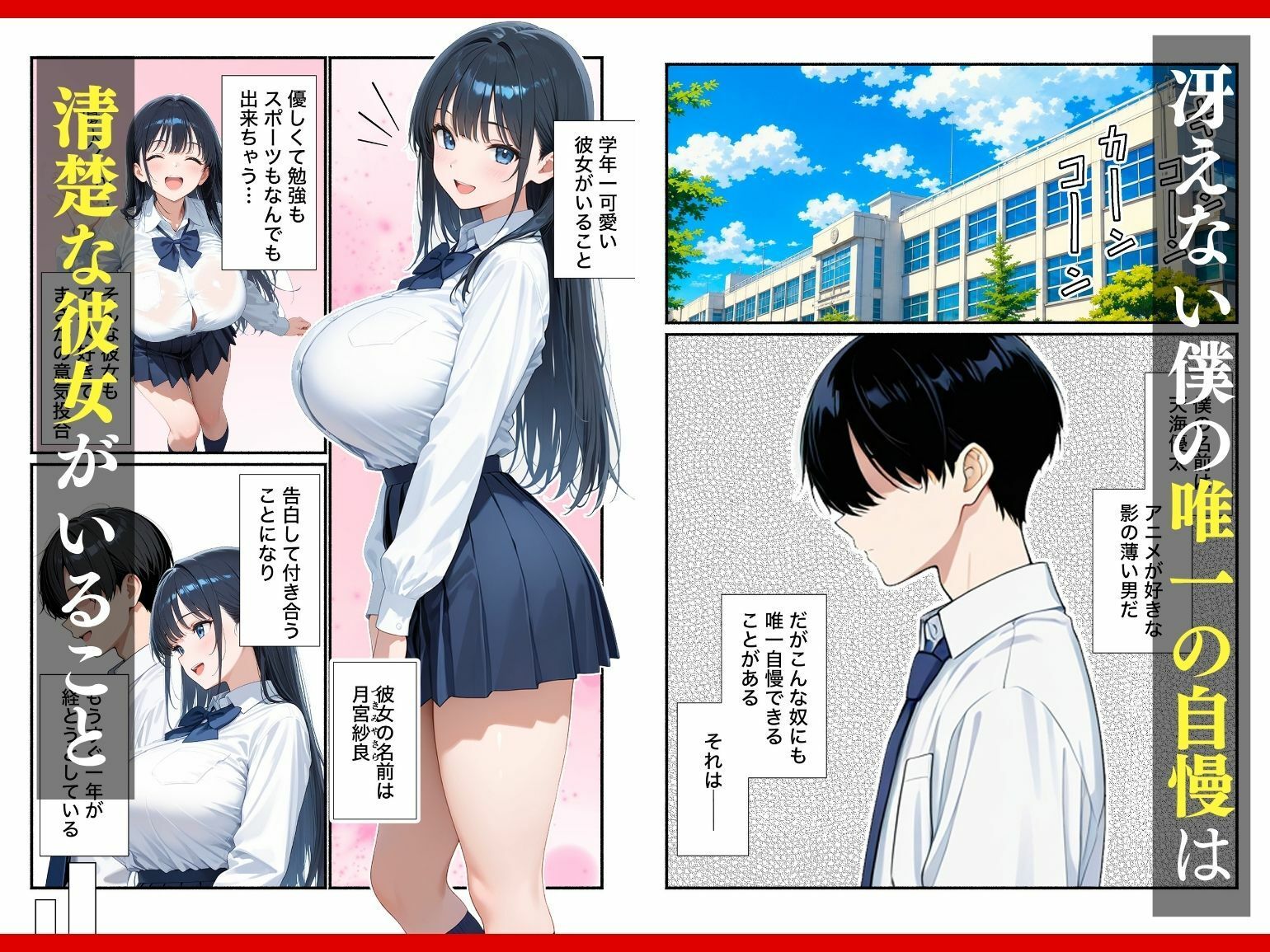 清楚系彼女が寝取られ絶頂しメス堕ちする話