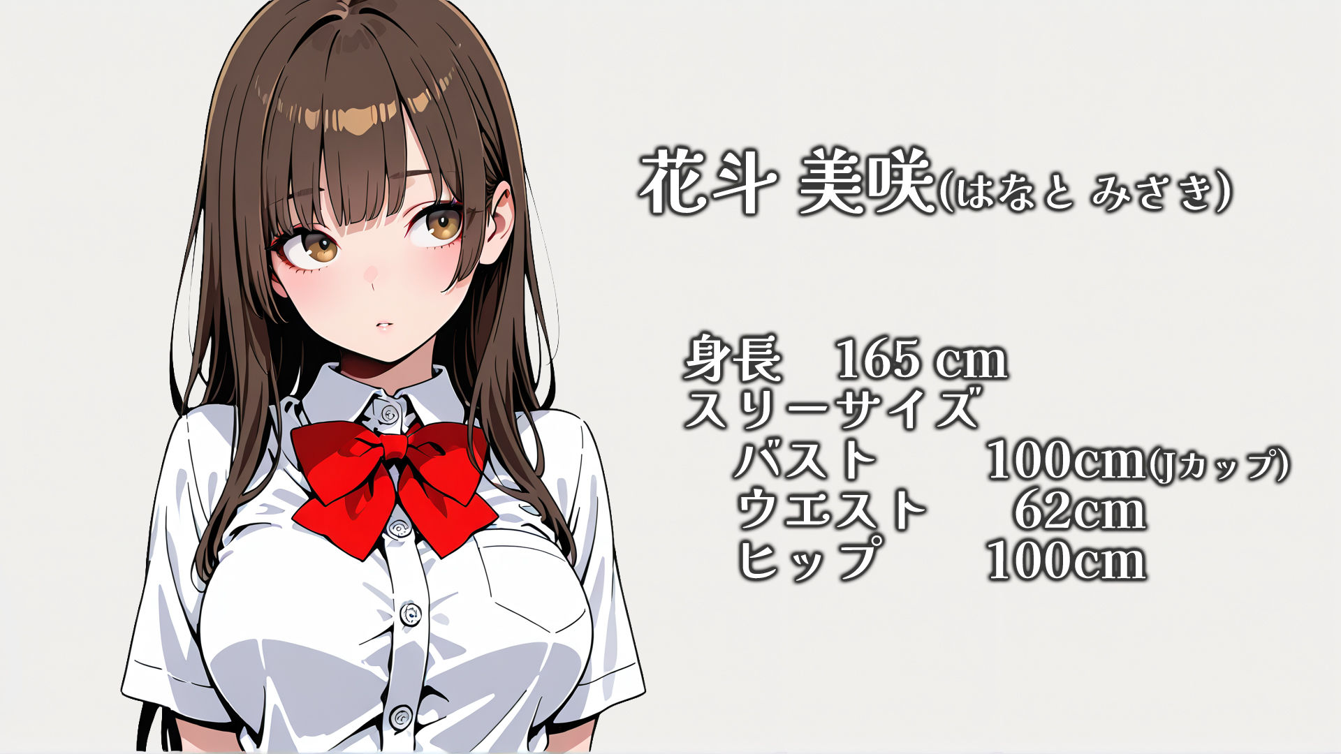 【アニメ対応・ボイスあり】巨乳J◯花斗美咲の野外露出ライブ
