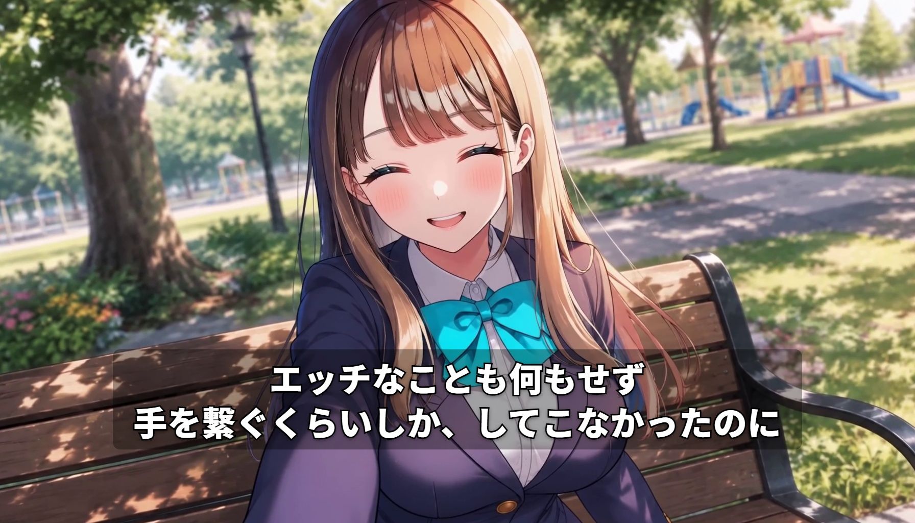 【GAME】ターコイズアイズの巨乳ハーフ彼女がおじさんに寝取られた話