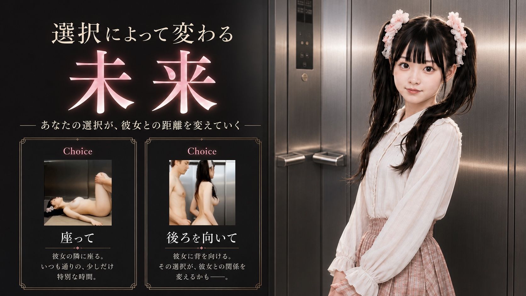 【フル実写動画】密室エレベーターに閉じ込められヤリマン巨乳人妻/ギャル/アイドルと中出しセックスした件