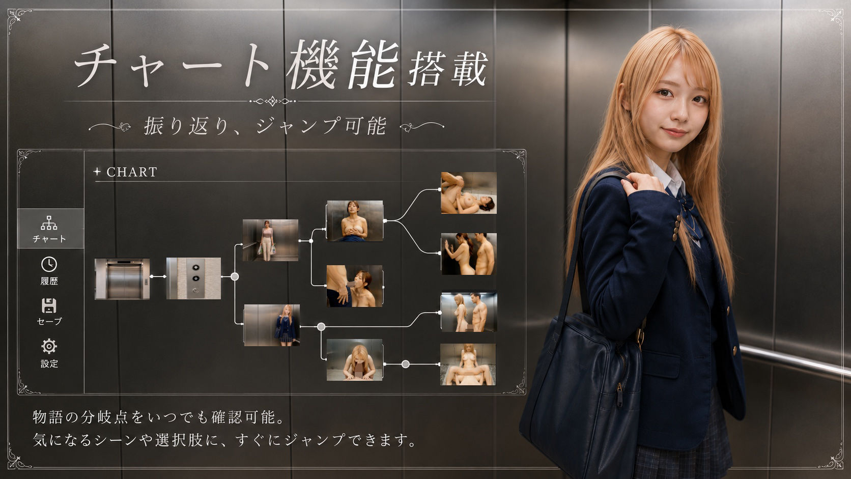 【フル実写動画】密室エレベーターに閉じ込められヤリマン巨乳人妻/ギャル/アイドルと中出しセックスした件