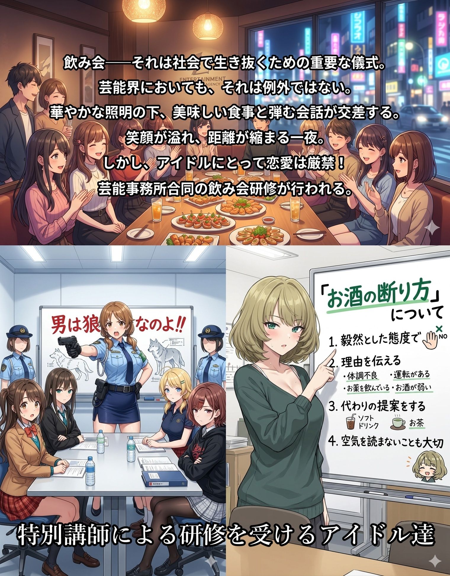 飲み会で喰われるアイドル達