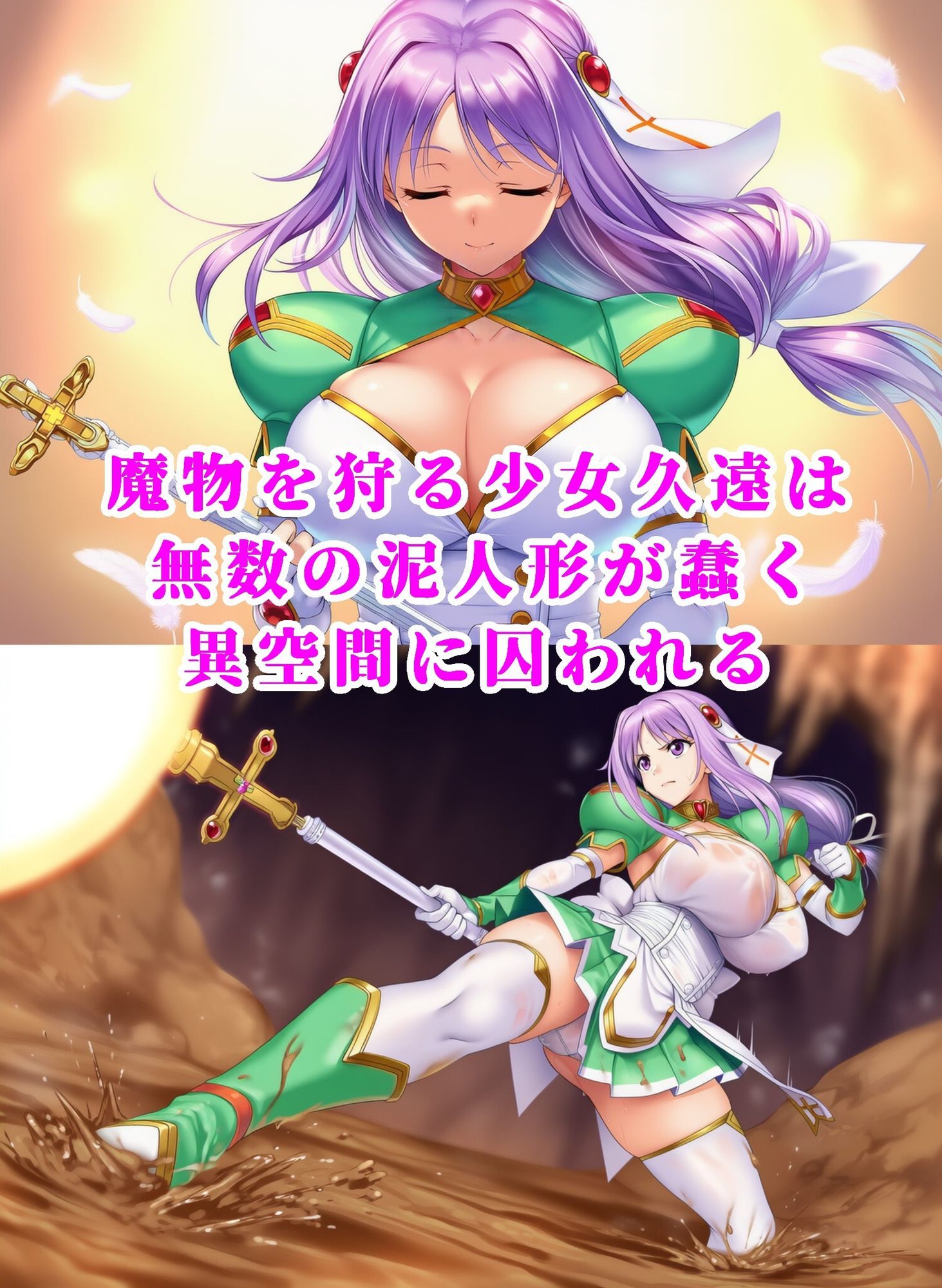 神聖天使クオンVS泥女 〜淫辱のマゾ調教・エナドレ泥石化〜
