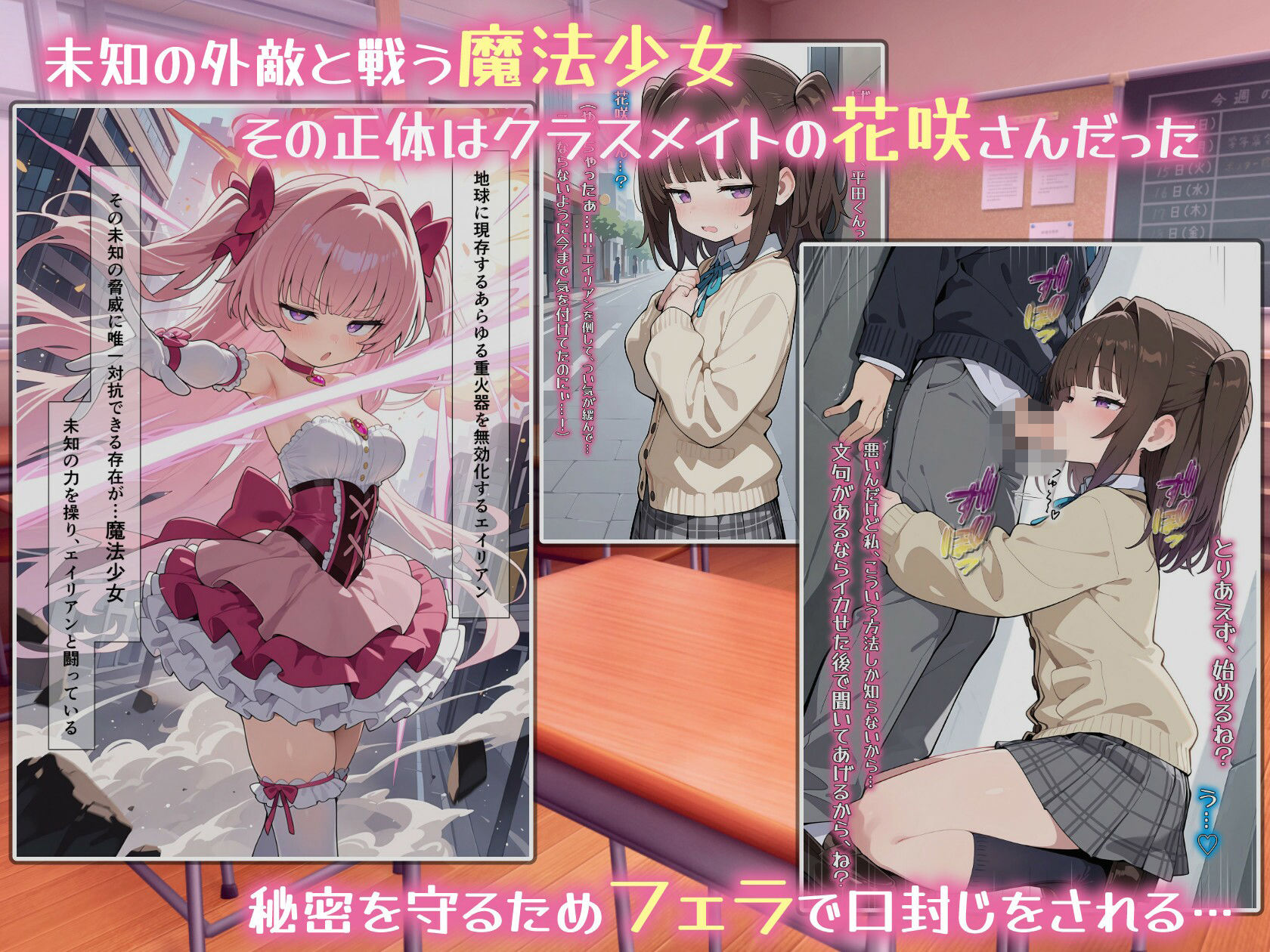 魔法少女の足コキ調教〜ザコマゾ精子を一滴残らず踏み搾る〜
