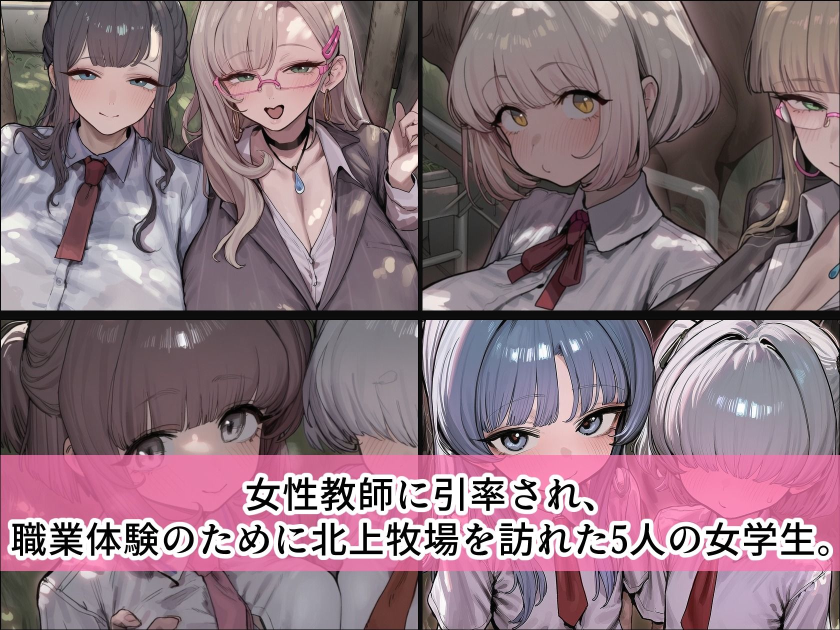 BreedingParty 爆乳ギャルの繁殖牛化計画 〜選ばれたら最後、繁殖雄のつがいとなるまで〜 第二話 先生とさくら