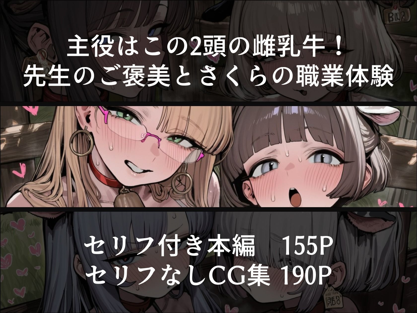BreedingParty 爆乳ギャルの繁殖牛化計画 〜選ばれたら最後、繁殖雄のつがいとなるまで〜 第二話 先生とさくら