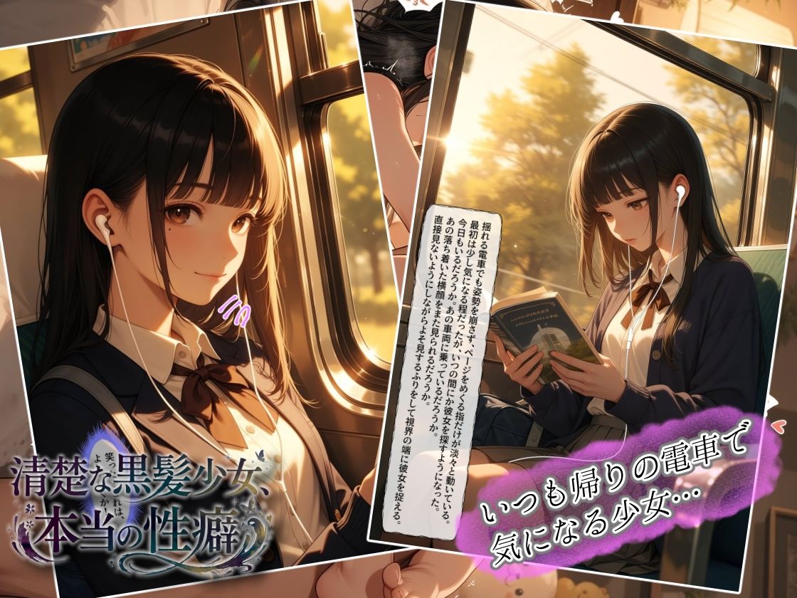 清楚な黒髪少女、本当の性癖