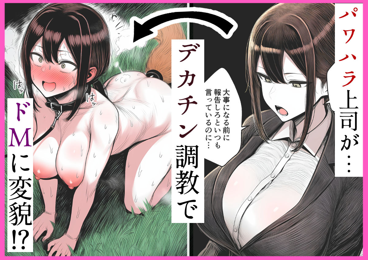 【人妻上司NTR】パワハラ上司がデカチン部下にドM調教されて肉便器化して寝取られる話