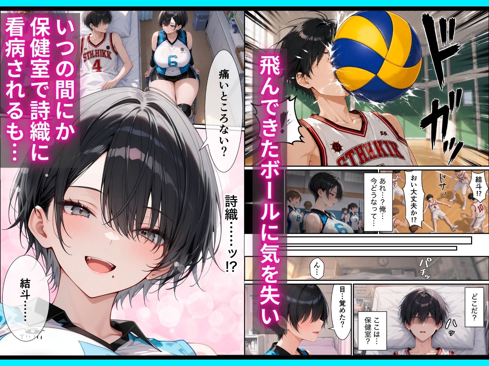 長身ボーイッシュ幼馴染との練習セックスは最高に気持ちいい  前編