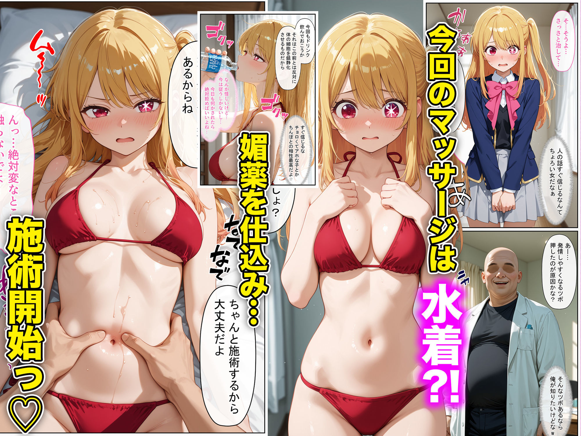 現役JKアイドルが媚薬マッサージに沼って自らおかわりを求めメスになった話 〜後編〜