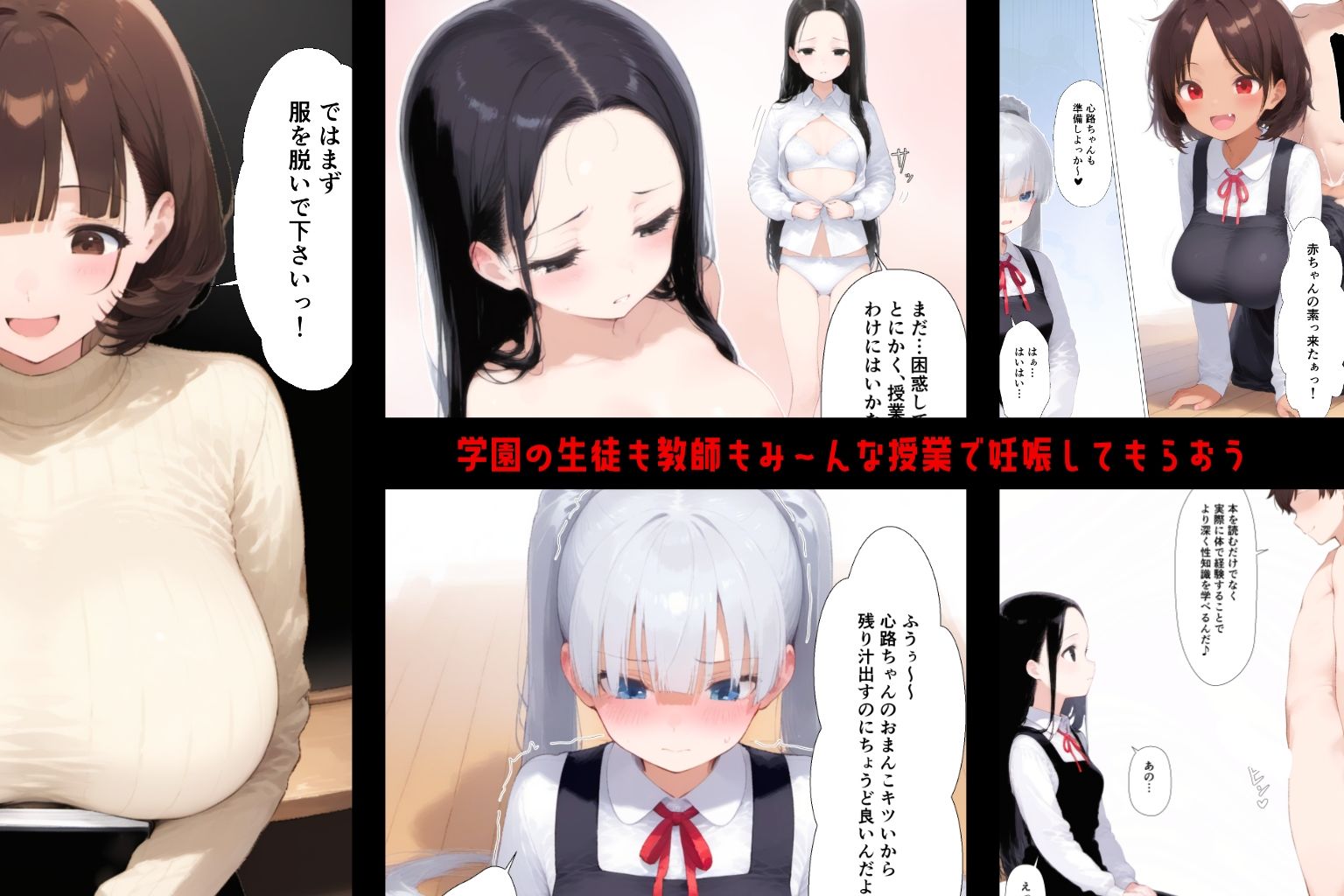托卵学園  オカシな性教育で生徒も教師も保護者もみ〜んな托卵妊娠させちゃいました