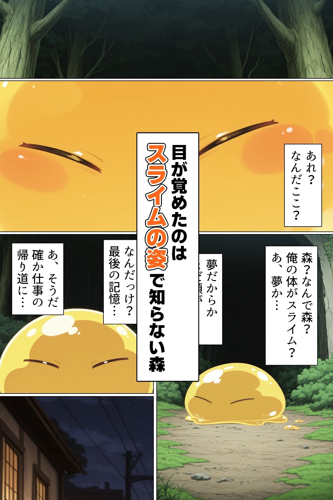 転生したらエロスライムになったのでスキル使って好き放題する