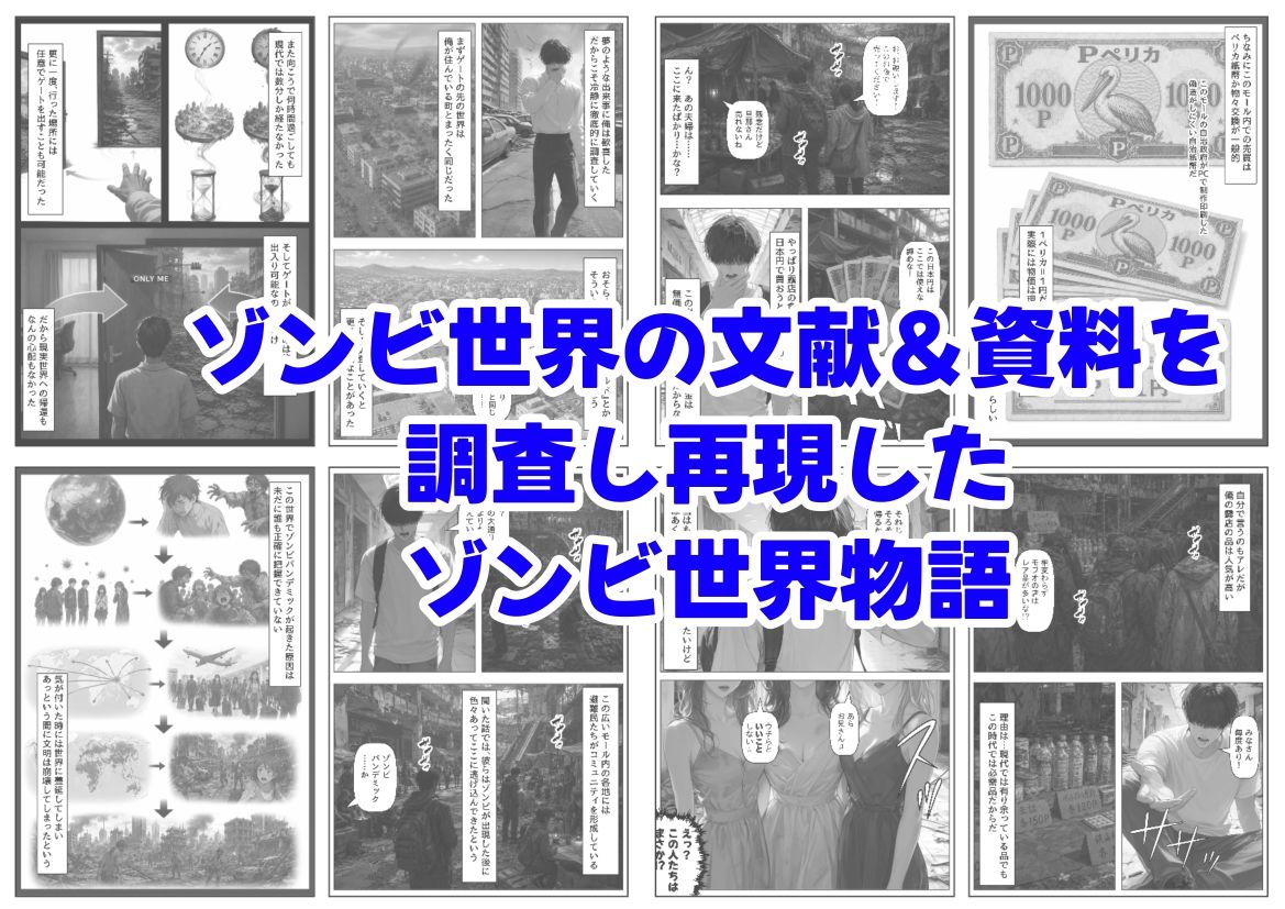 ゾンビ世界と往復チート  〜俺だけゾンビ世界を楽しくエッチに満喫する〜