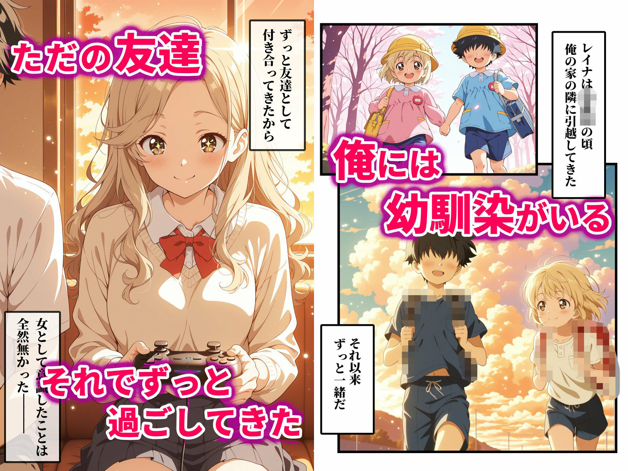 むっちりギャルに成長した幼馴染が、今でも俺の部屋に来るからセックスした話