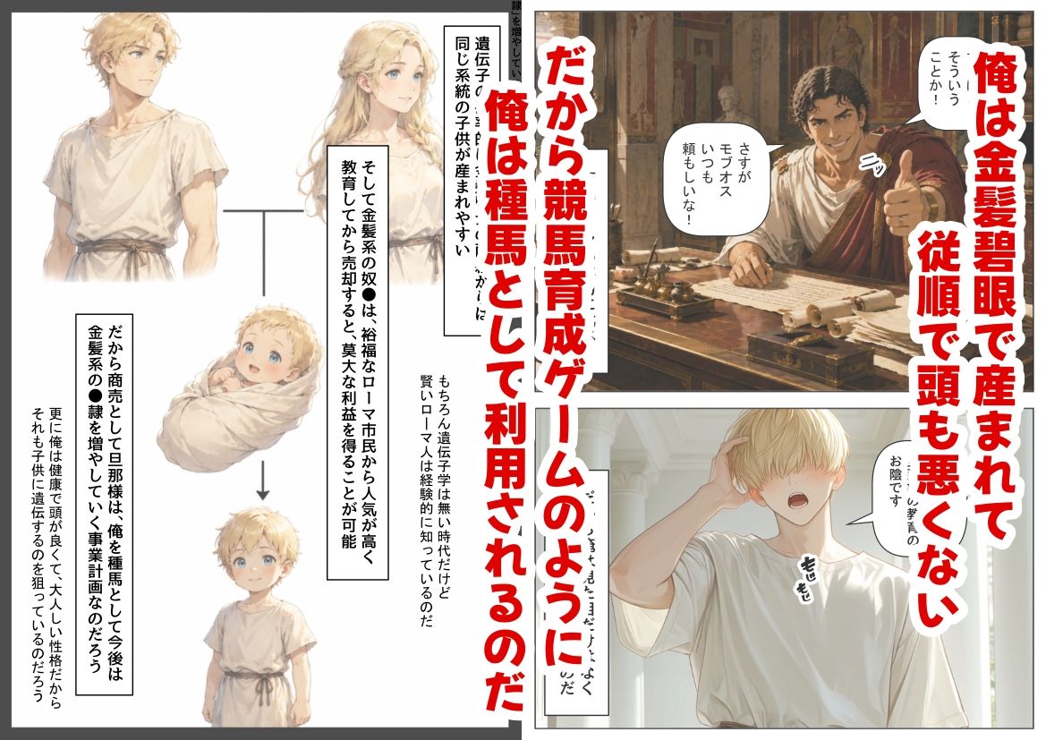 古代ローマ帝国の●隷転生したら、エロすぎた〜