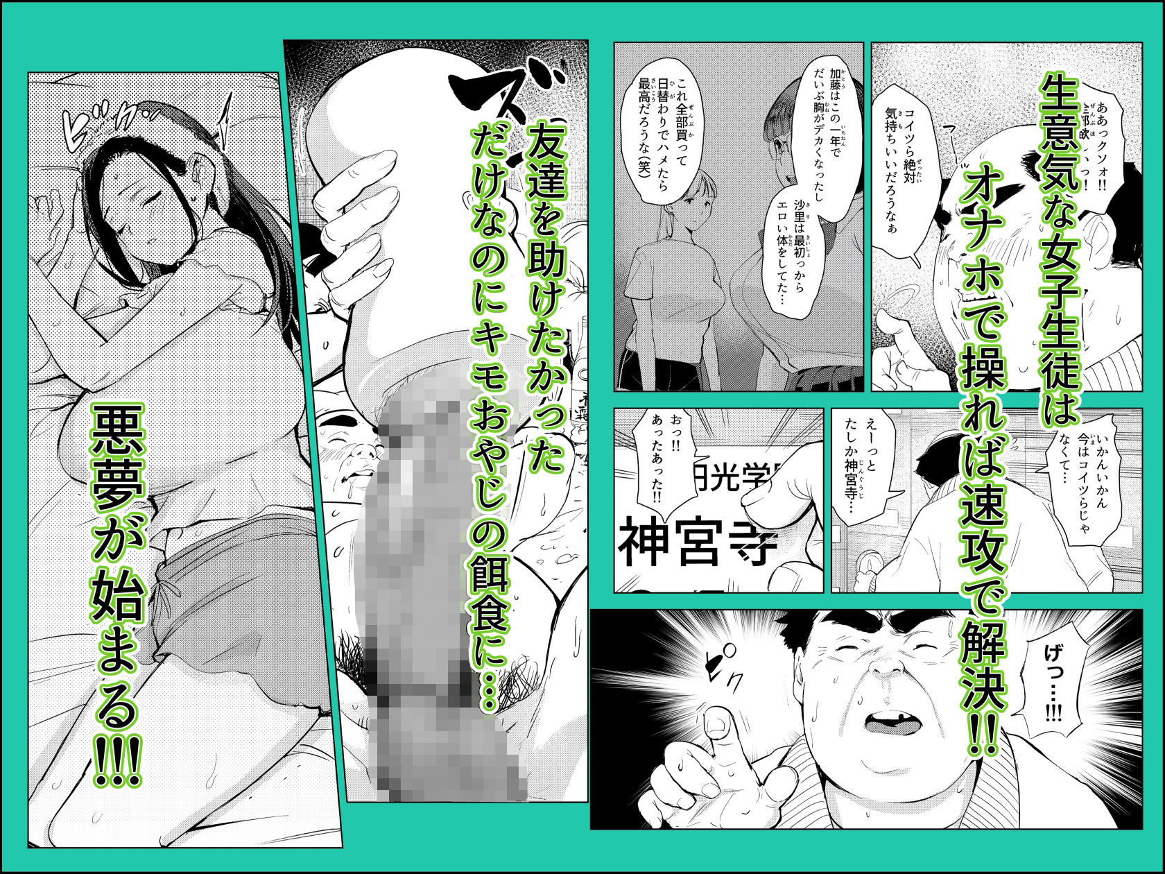 続オワコン学園 盗撮教師VS女子○生ノ巻