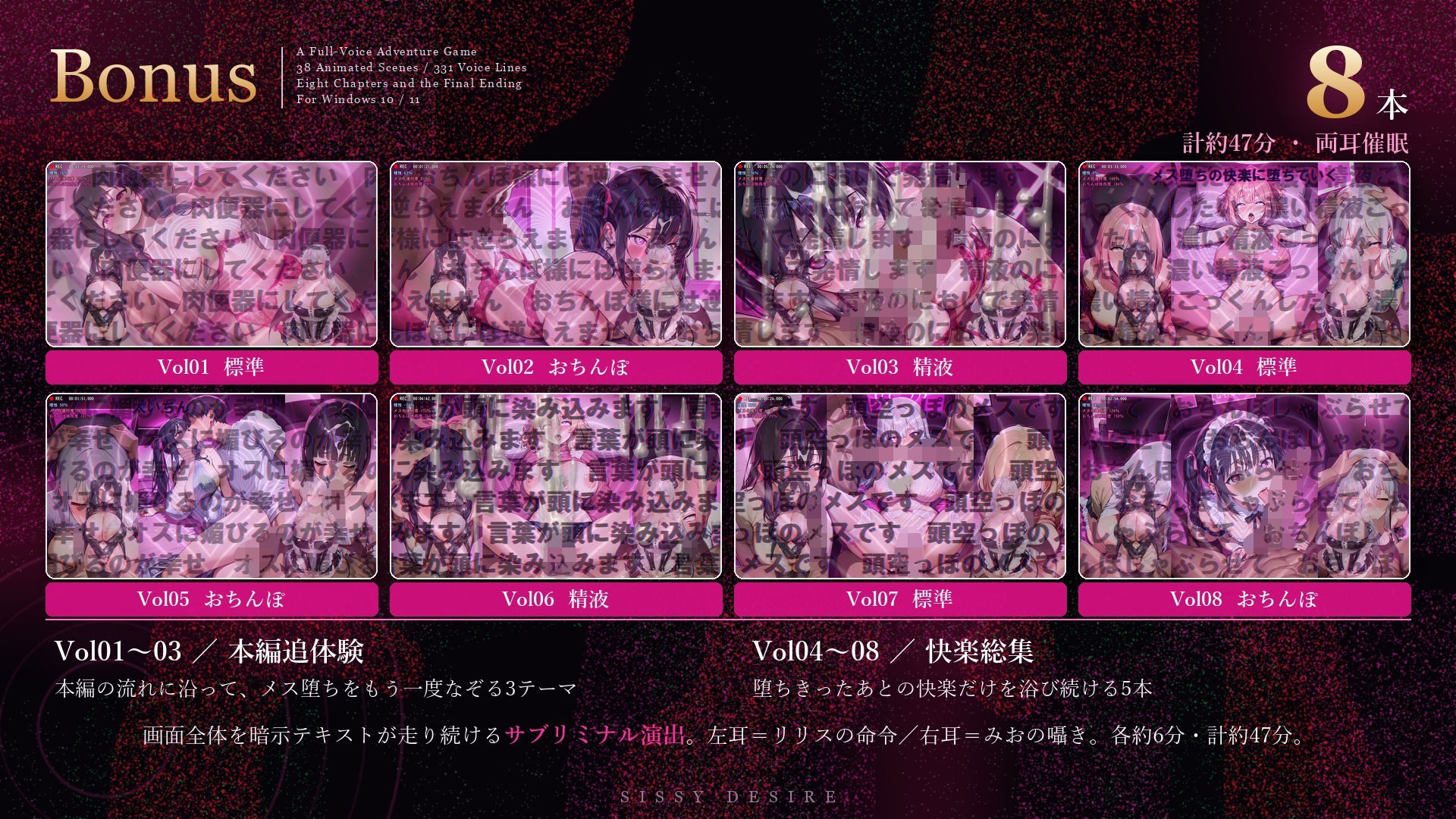 Sissy Desireへようこそ 〜メス堕ち娼館の罠〜