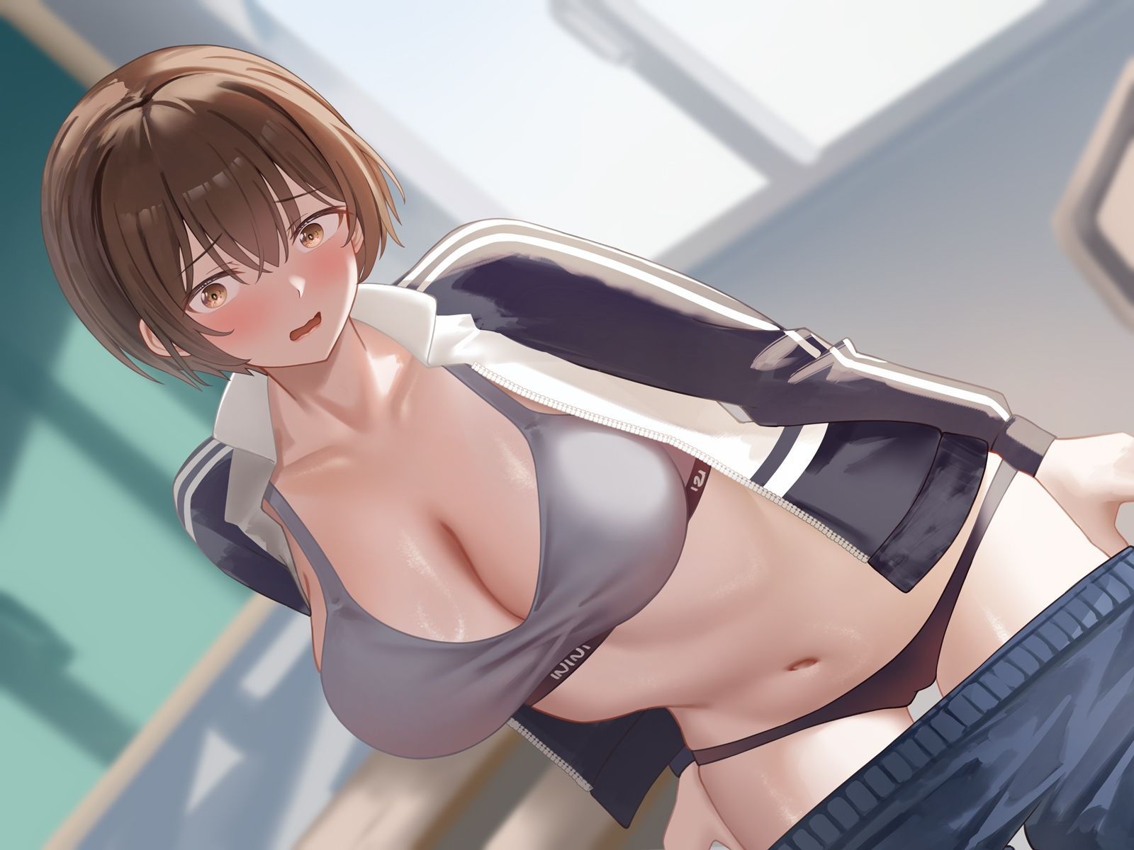 【処女×ごっくん】甘サドボーイッシュJKと強引なラブラブ中出し初えっち「苛めたくなっちゃう（はーと）」