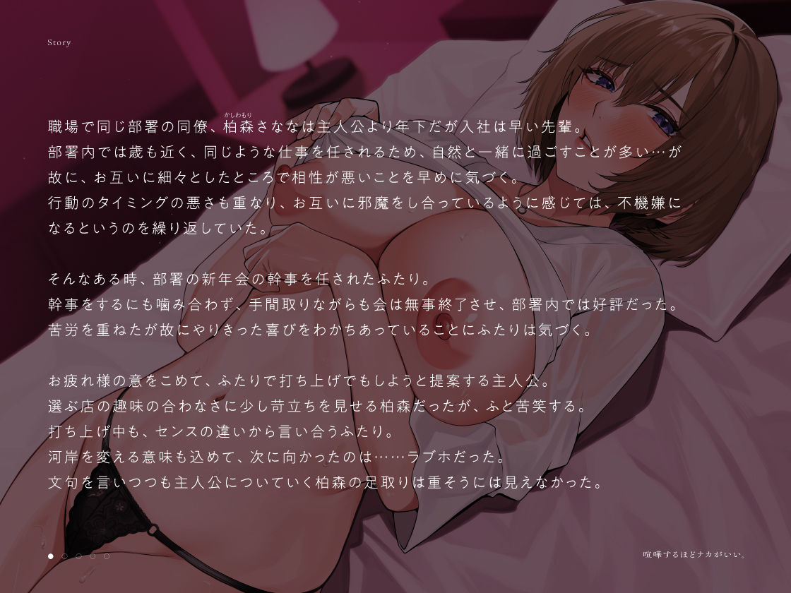 喧嘩するほどナカがいい。〜不仲な同僚と飲んだ勢いで流れックスしたら相性良すぎて困ってます〜