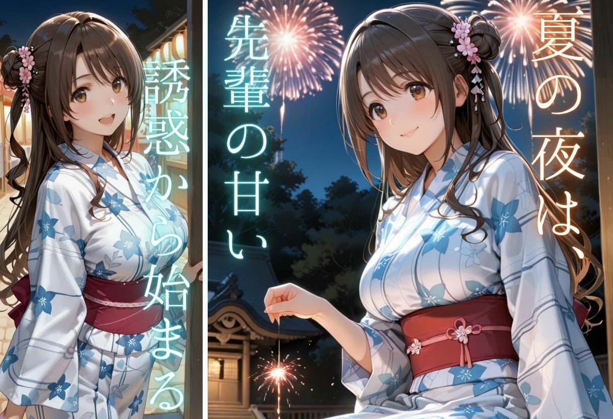 先輩との夏...花火デートからびしょ濡れ本殿SEX vol.3