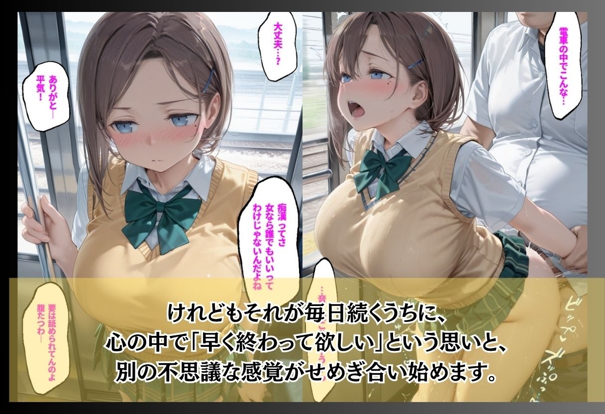 満員電車で毎日触られるJK/無口な彼女の初めての部屋/なんでもアリのバイトで変わっていく少女  普通の女の子が静かに壊れていく3本立て