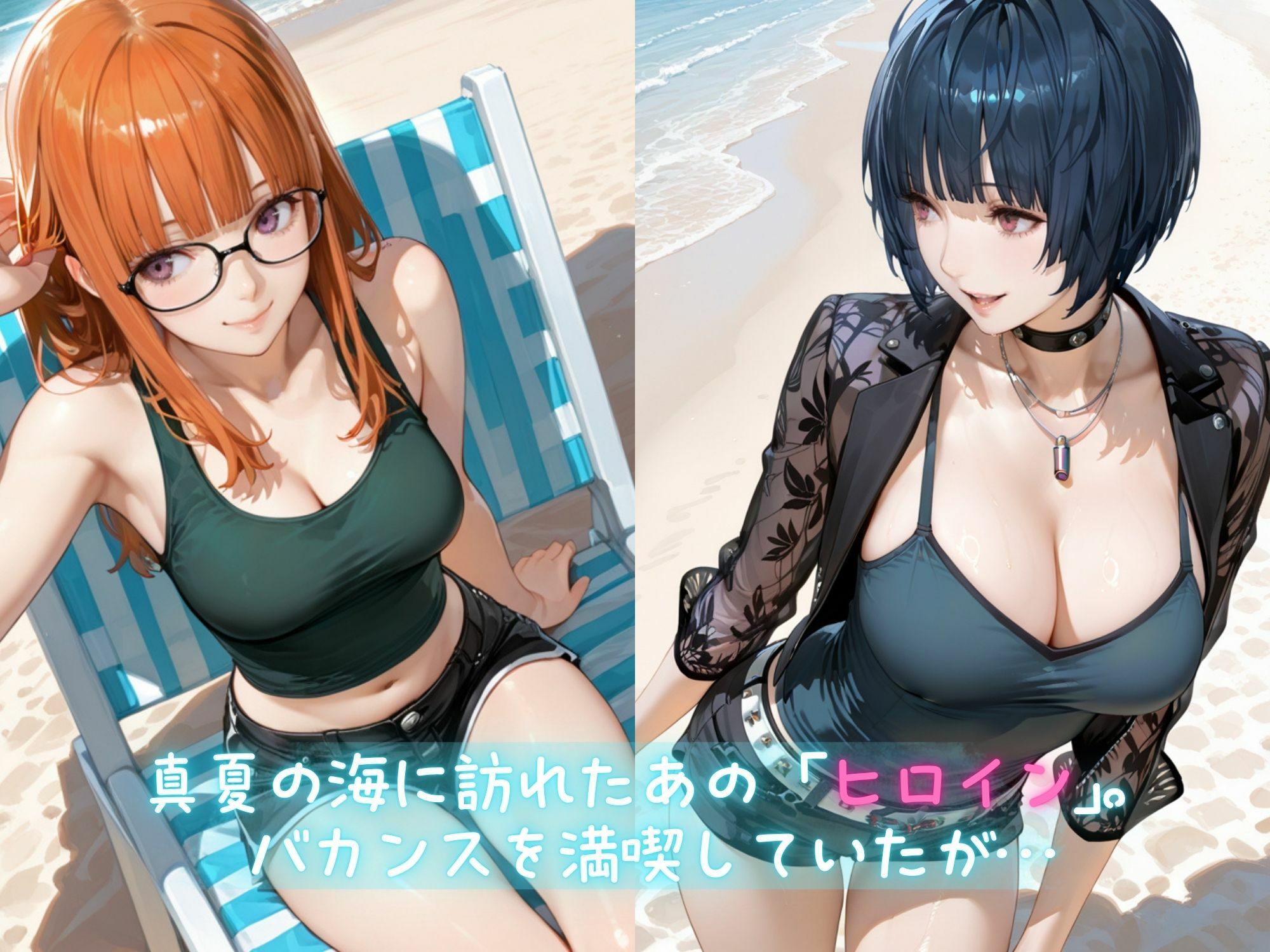 メス堕ちヒロイン  〜 た●み＆ふ●ば 夏の海編 〜