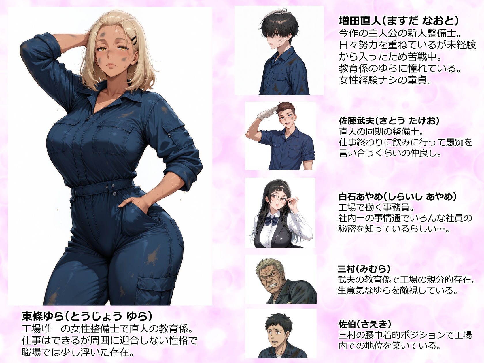 整備工場の爆乳ギャル先輩が実はエロ配信者だった話  〜新人整備士の俺だけが知る彼女の秘密〜