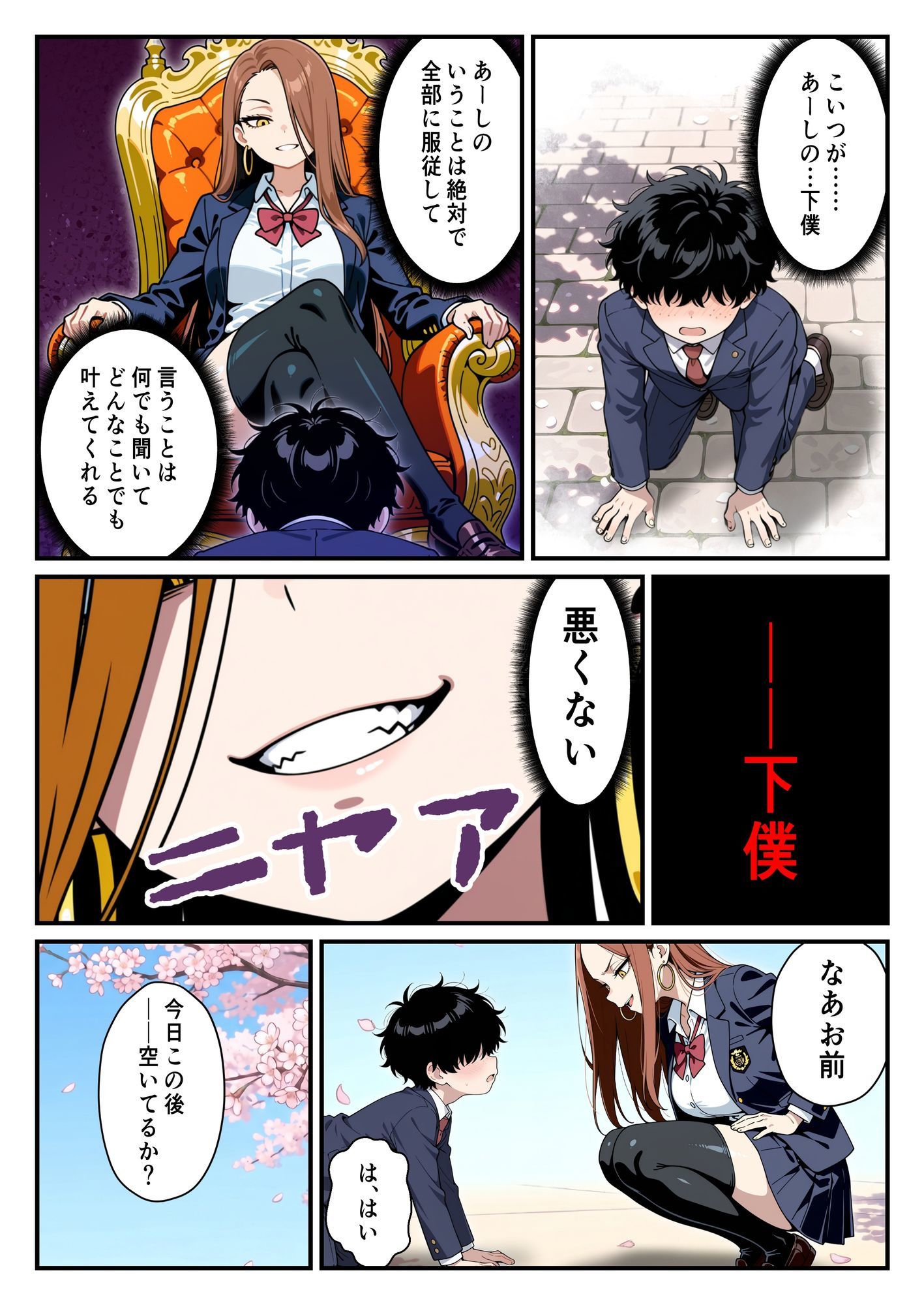 強気なヤリマン爆乳ギャルを好きになっちゃった結果