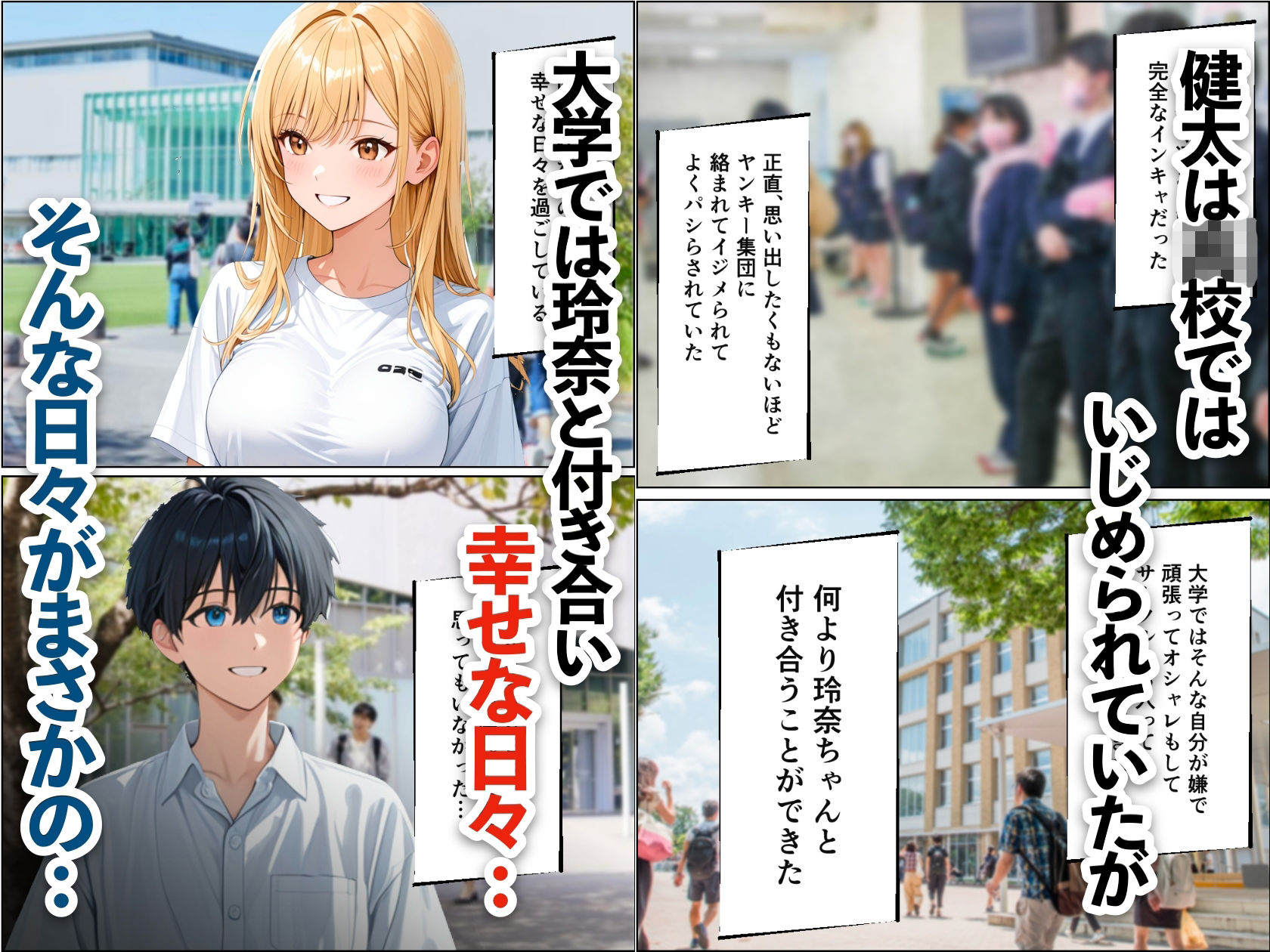 水着デート中の大好きな彼女を目の前で寝取られた話