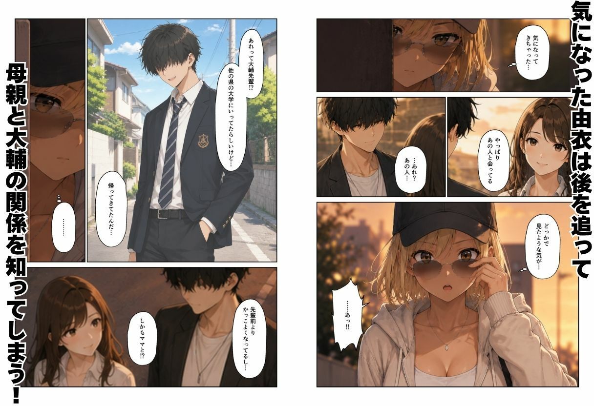 ギャル＆人妻 母娘丼 バ先の人妻とエッチな関係になったらギャル娘ともセックスできてハーレムになった話