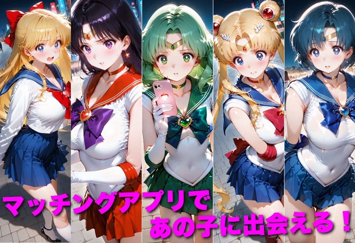 マッチングアプリで出会った美女を孕ませた話 美●女戦士セーラームーン編