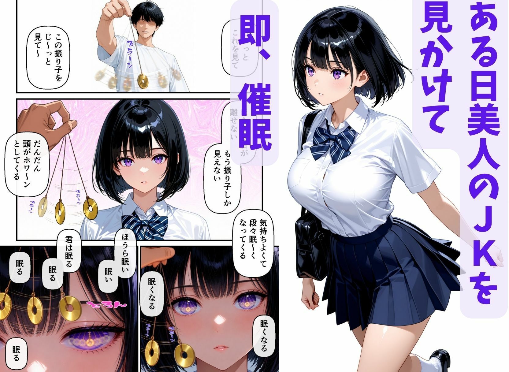 催◯ナンパ3 巨乳母子催◯  〜巨乳人妻とJKの娘に催◯かけたら親子丼SEXできた〜