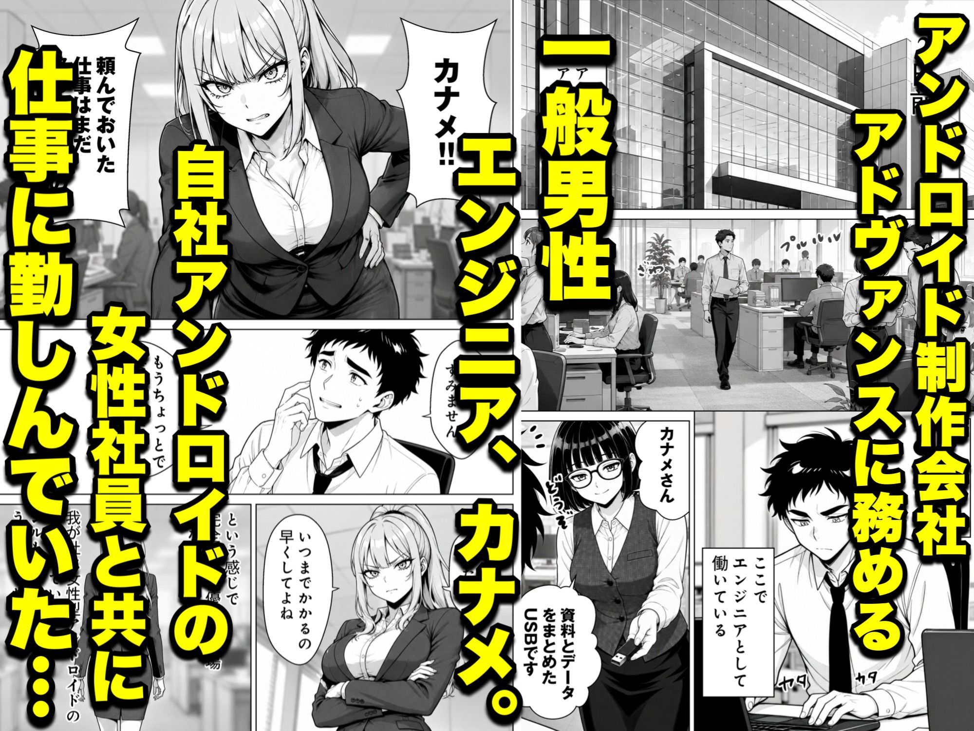 女アンドロイドへの復讐〜パワハラわからせおまんこハッキング