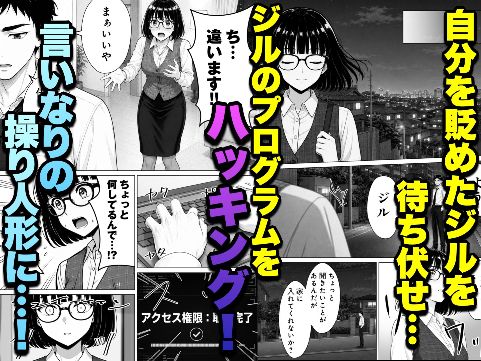 女アンドロイドへの復讐〜パワハラわからせおまんこハッキング