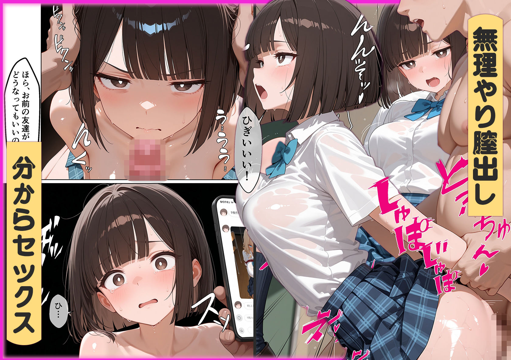 パパ活J〇お仕置きエッチ 無理やりウリをやらせました