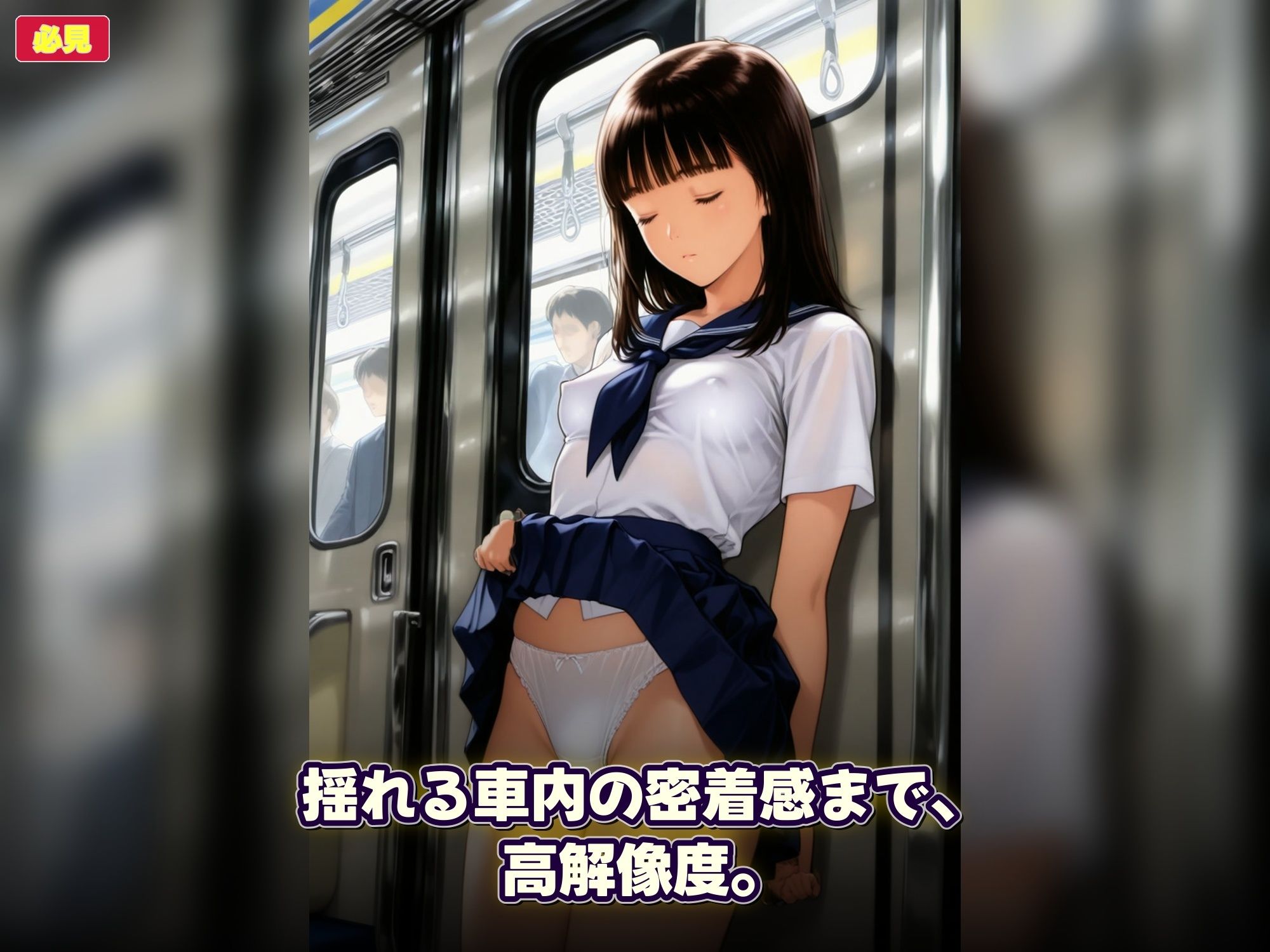 暗黙の満in電車 牝堕通学 〜声を殺して、牝に堕ちる痴●通学路