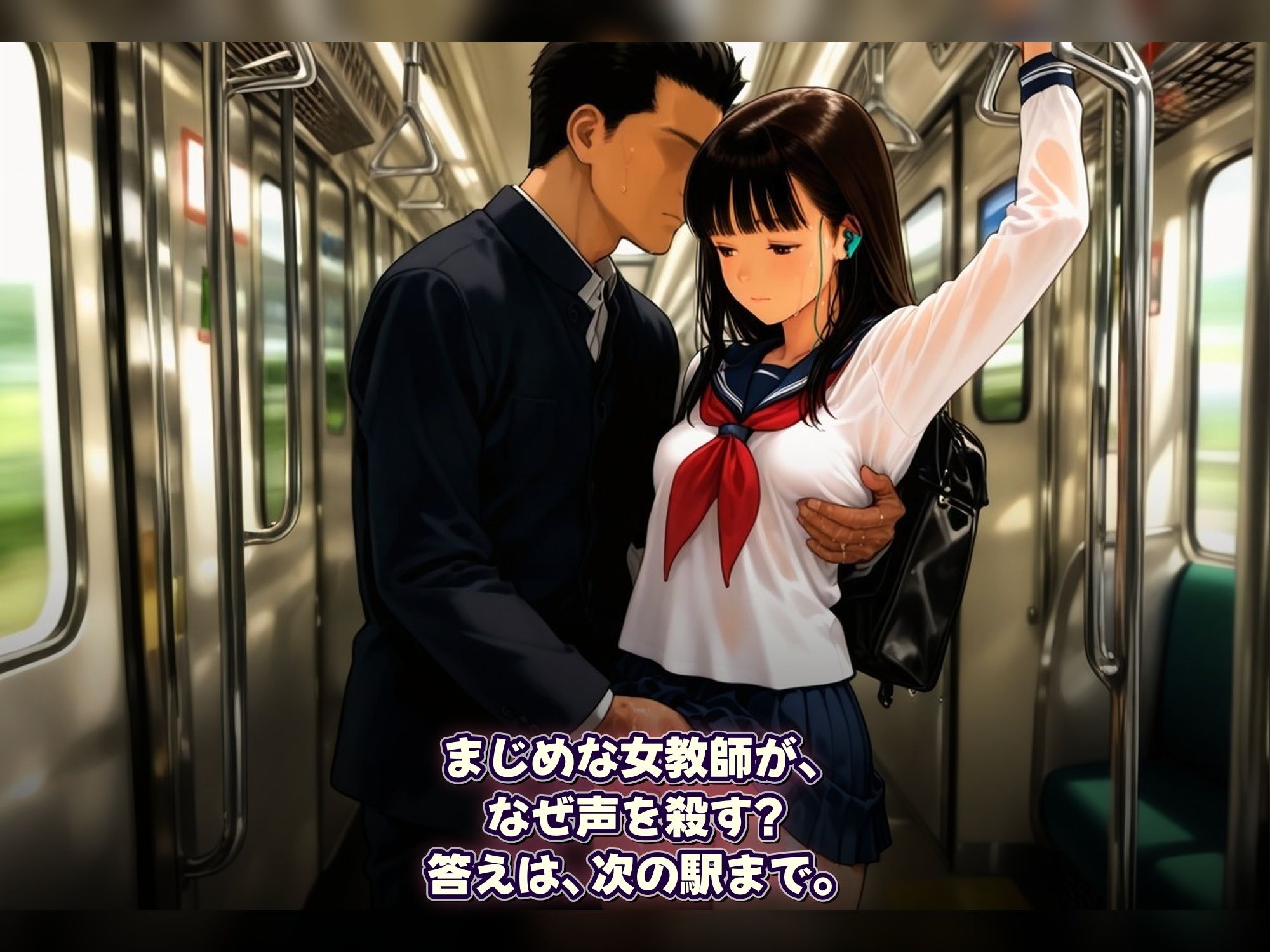 暗黙の満in電車 牝堕通学 〜声を殺して、牝に堕ちる痴●通学路