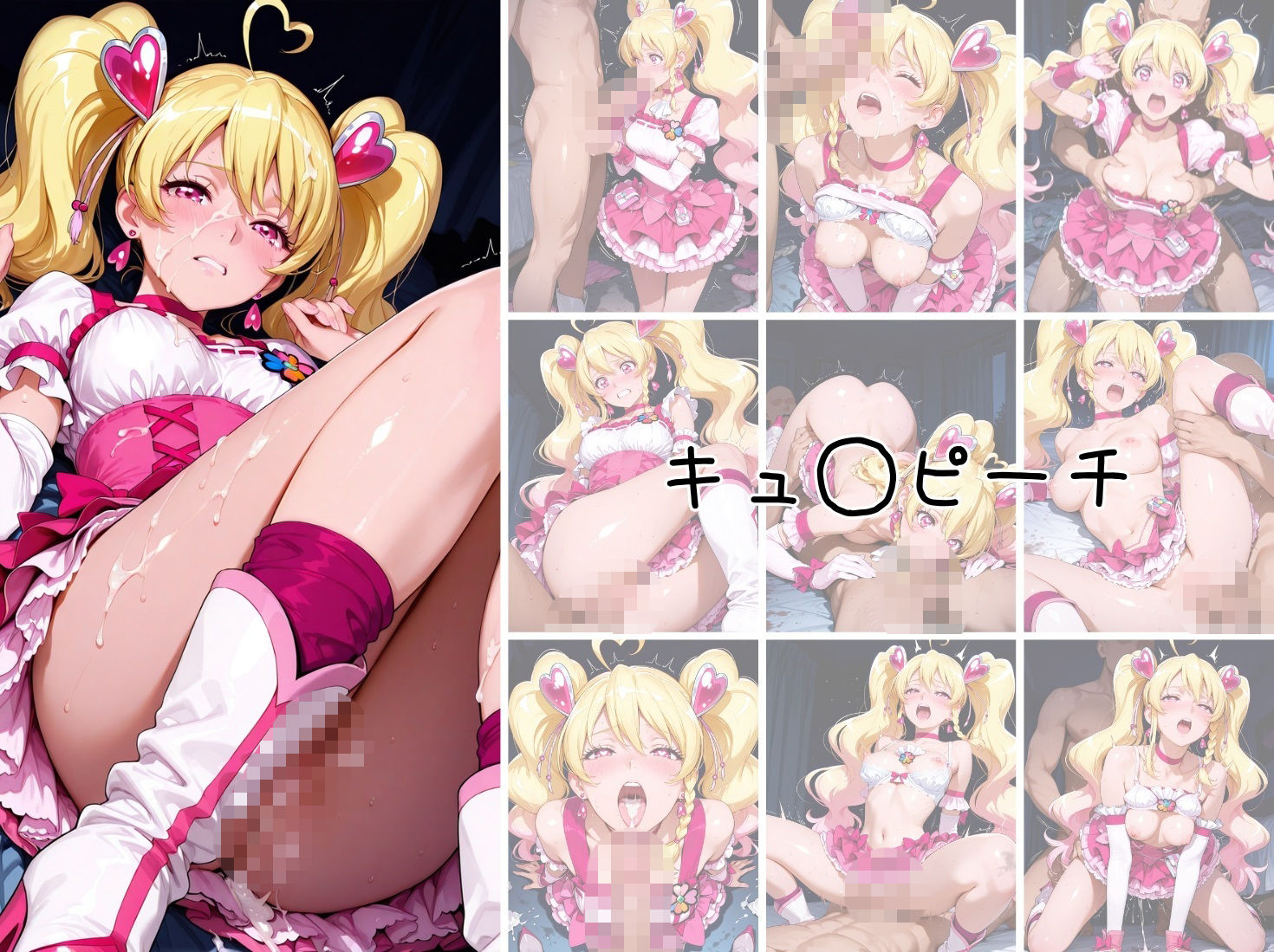 プ〇キュア拘束 敗北ファイル フ〇ッシュプ〇キュア編（キュ〇ベリー キュ〇ピーチ キュ〇パッション キュ〇パイン）