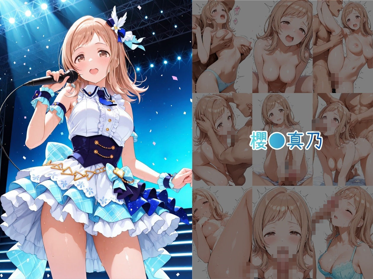 アイドルヌードコレクション 〇ルミネーション〇ターズ＆〇クチル篇（浅〇透 樋〇円香 福〇小糸 市〇雛菜 櫻〇真乃 風〇灯織 八〇めぐる）