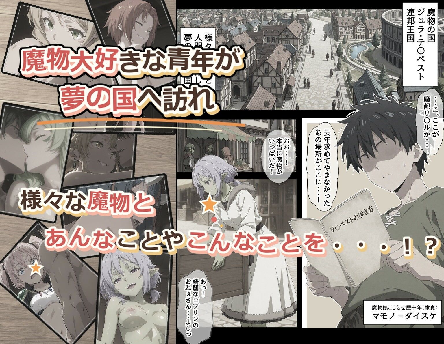 魔物娘大好きな男、夢の国を渡り歩く-魔艶館編-