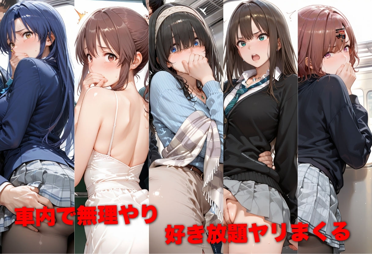 電車で痴●した美女をガラスに押し付けメス堕ちさせた話 ア●ドルマスター編