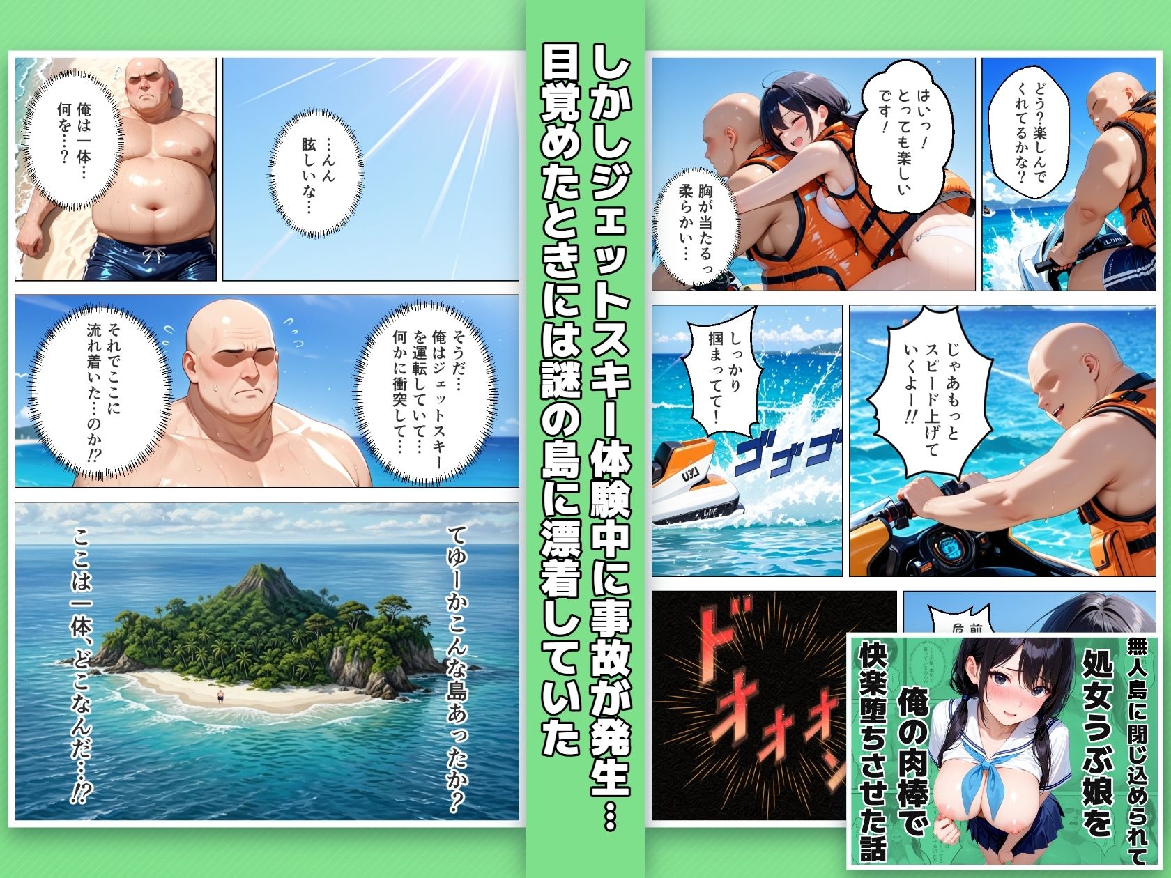 【フルカラー総集編】生ハメでメス堕ち！4つの物語
