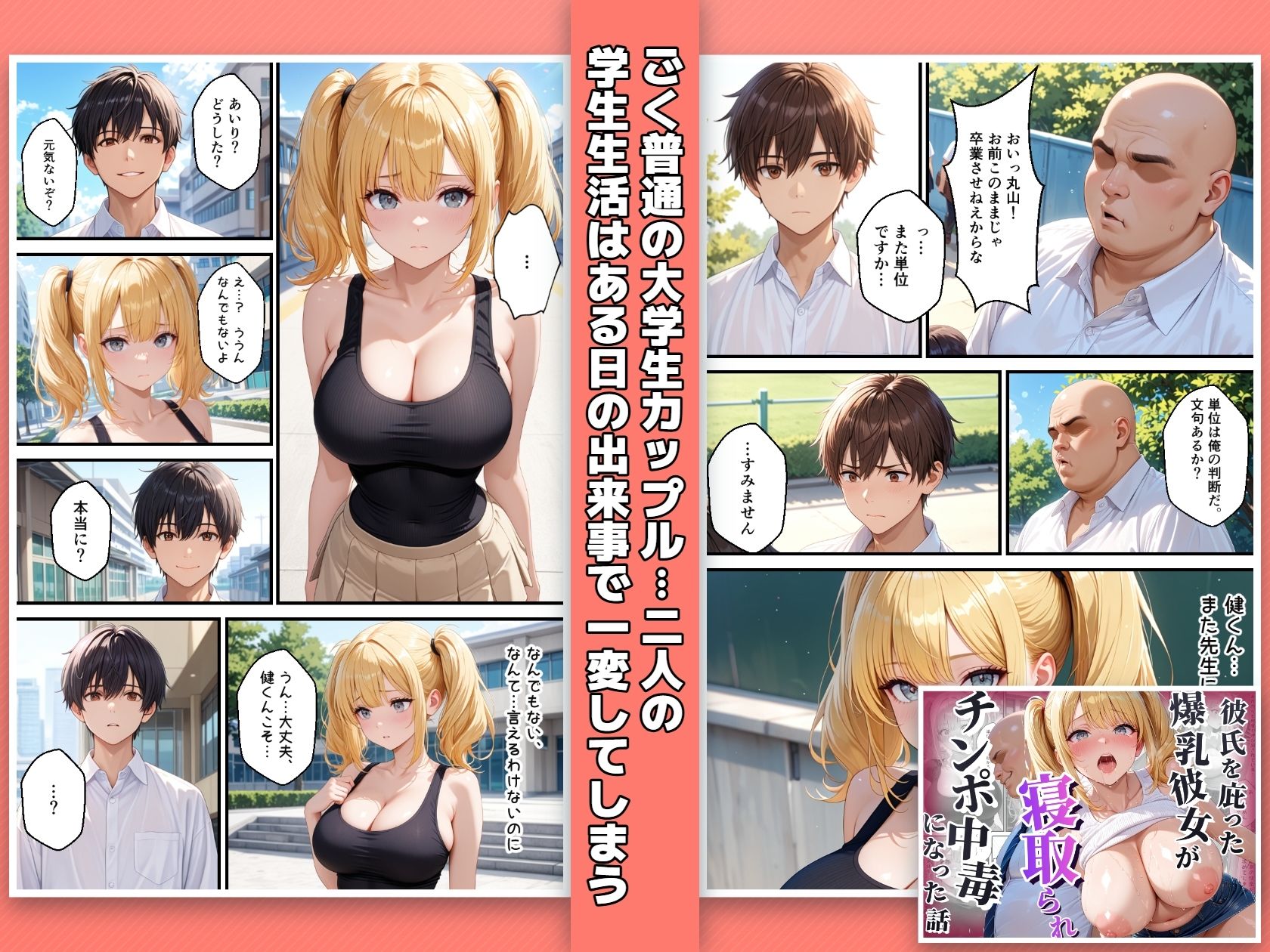 【フルカラー総集編】生ハメでメス堕ち！4つの物語