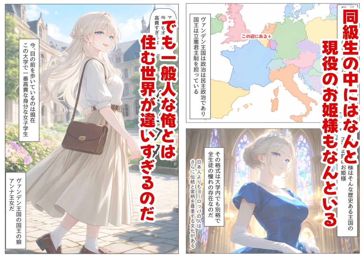 王女様と留学生な俺