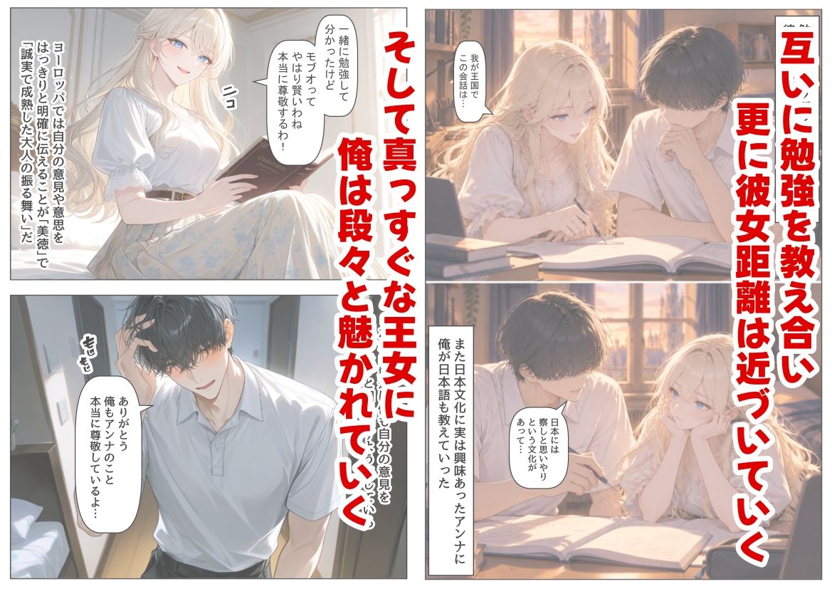 王女様と留学生な俺
