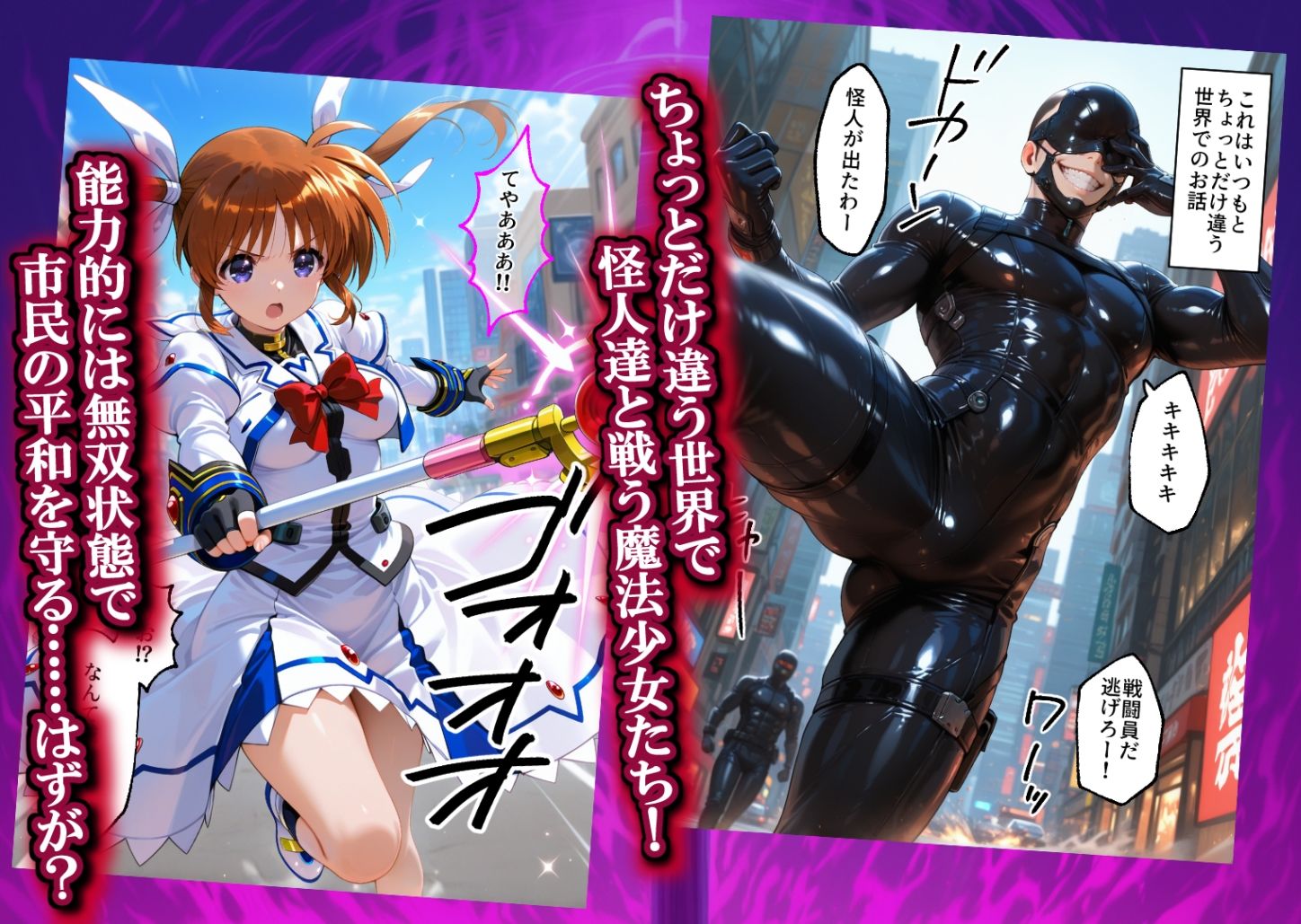 魔法少女 闇落ち 敗北ルートもう戻れない 繰り返される凌●と快楽で嫌なはずなのに…リリカル編