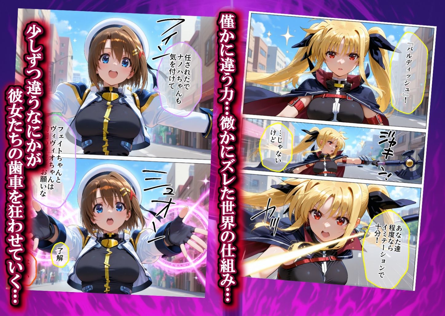 魔法少女 闇落ち 敗北ルートもう戻れない 繰り返される凌●と快楽で嫌なはずなのに…リリカル編