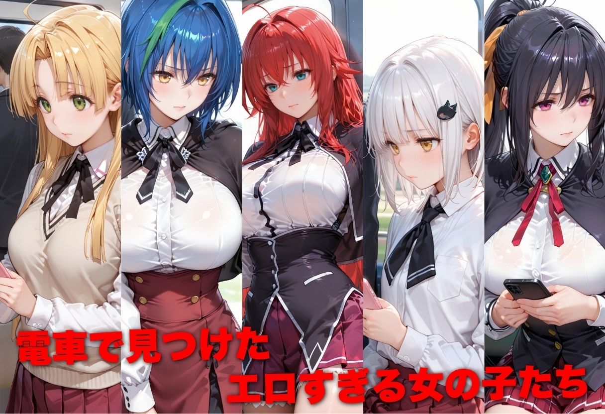 電車で痴●した美女をガラスに押し付けメス堕ちさせた話 ハ●スクールD×D編