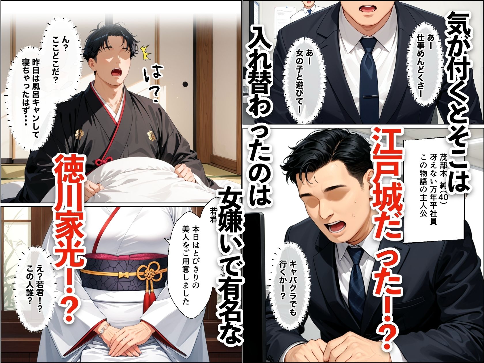 転生したら世継ぎ孕ませ懇願ハーレムになった話〜徳川家光編〜